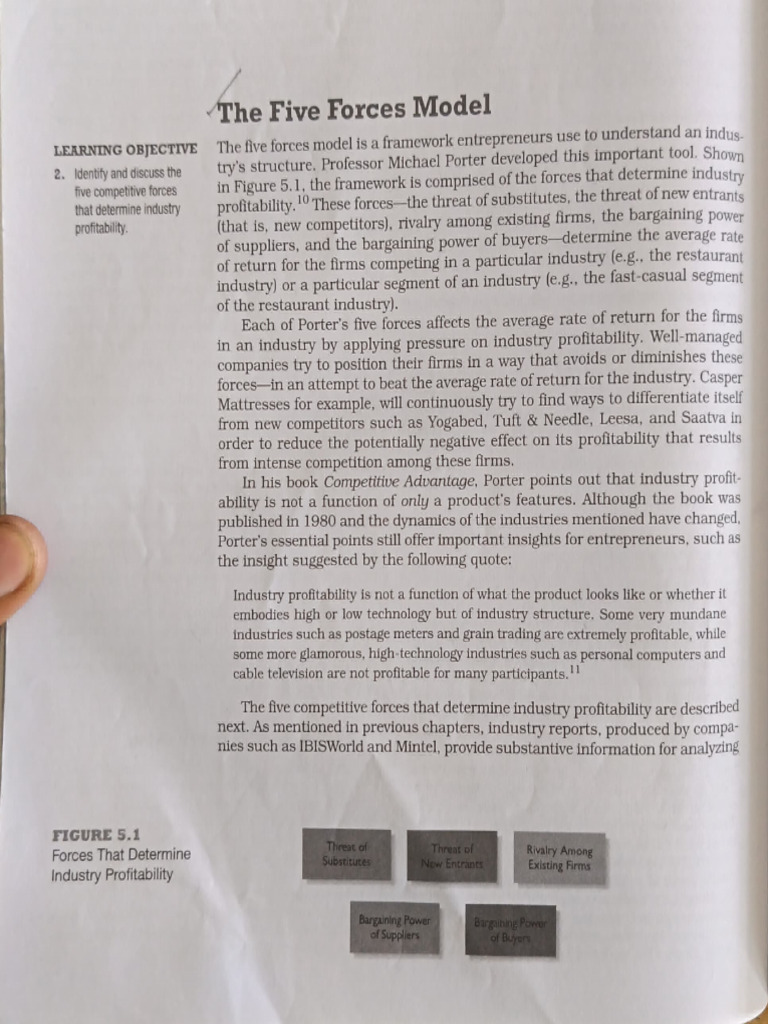 Michael Potter Five Force Model | PDF | Steel Mill | Business Economics