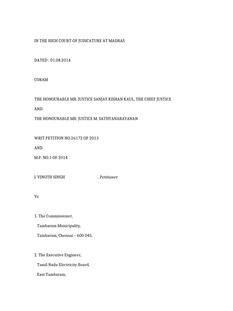High Court Order | PDF