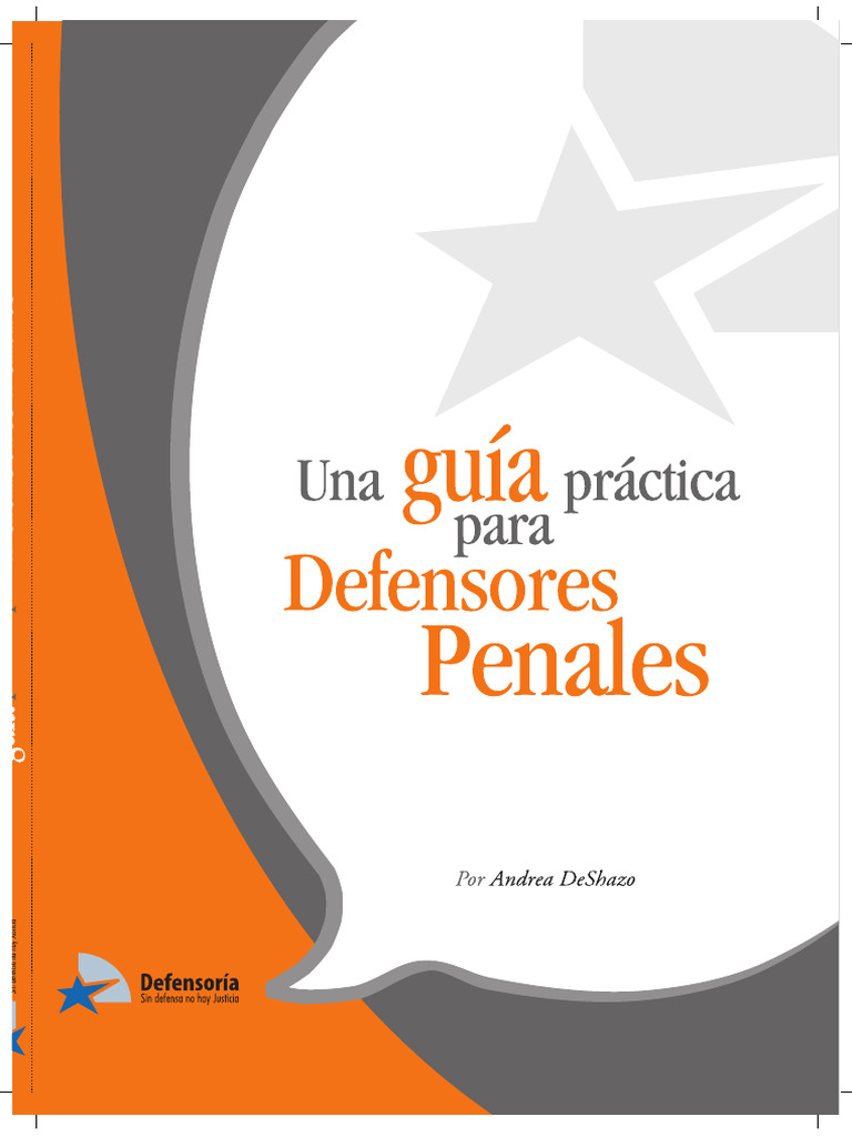 Pautas Defensoras Del Derecho Penal en El Proceso. | PDF