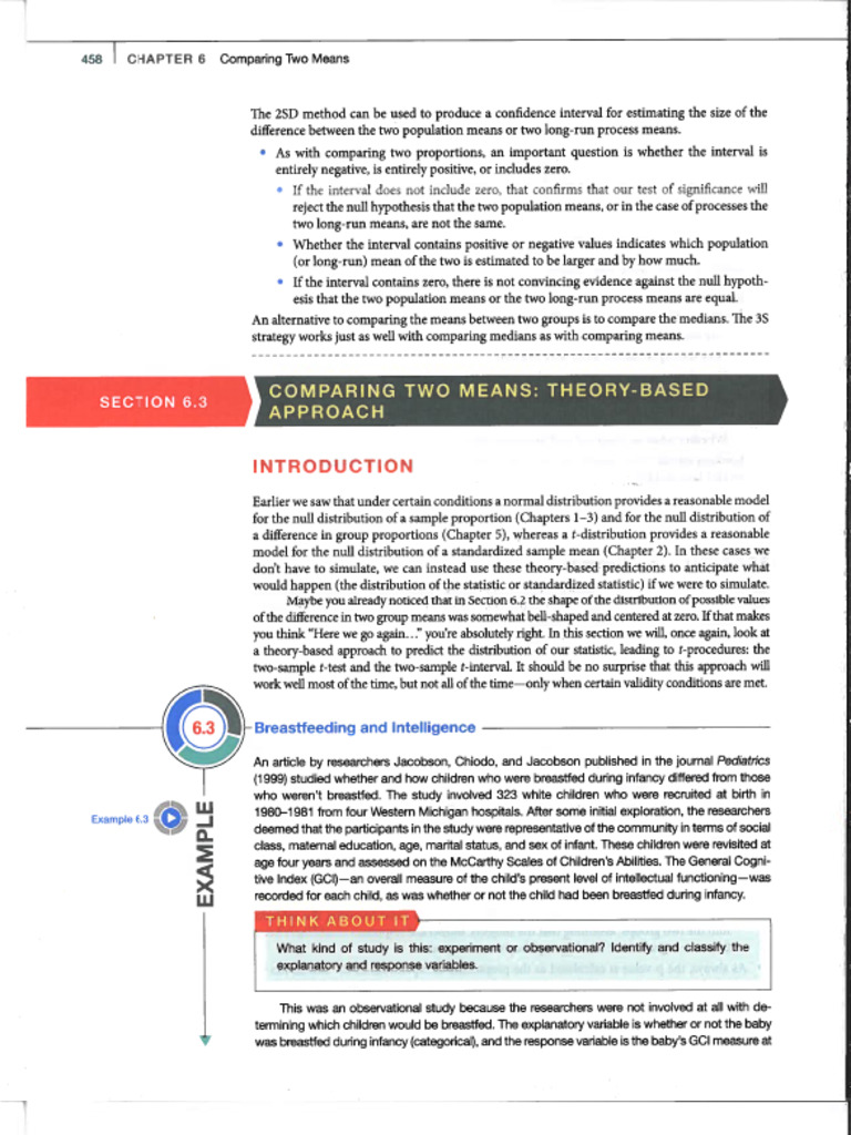 Ch6, 6.3 Theory Based 458-465 and 469 | PDF