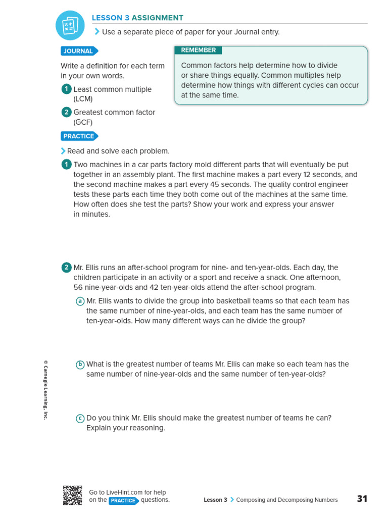 Module 1, Topic 1, Lesson 3 Assignment | PDF