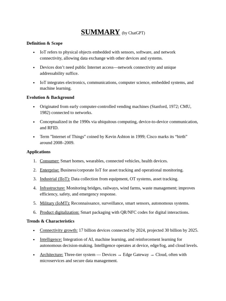 Summary of Computer Presentation | PDF | Internet Of Things | Computing