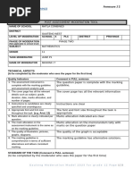 J2 Post Assessment Moderation Tool | PDF | Multiple Choice | Cognitive ...