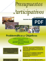 La Experiencia en 2 Municipios en Presupuestos