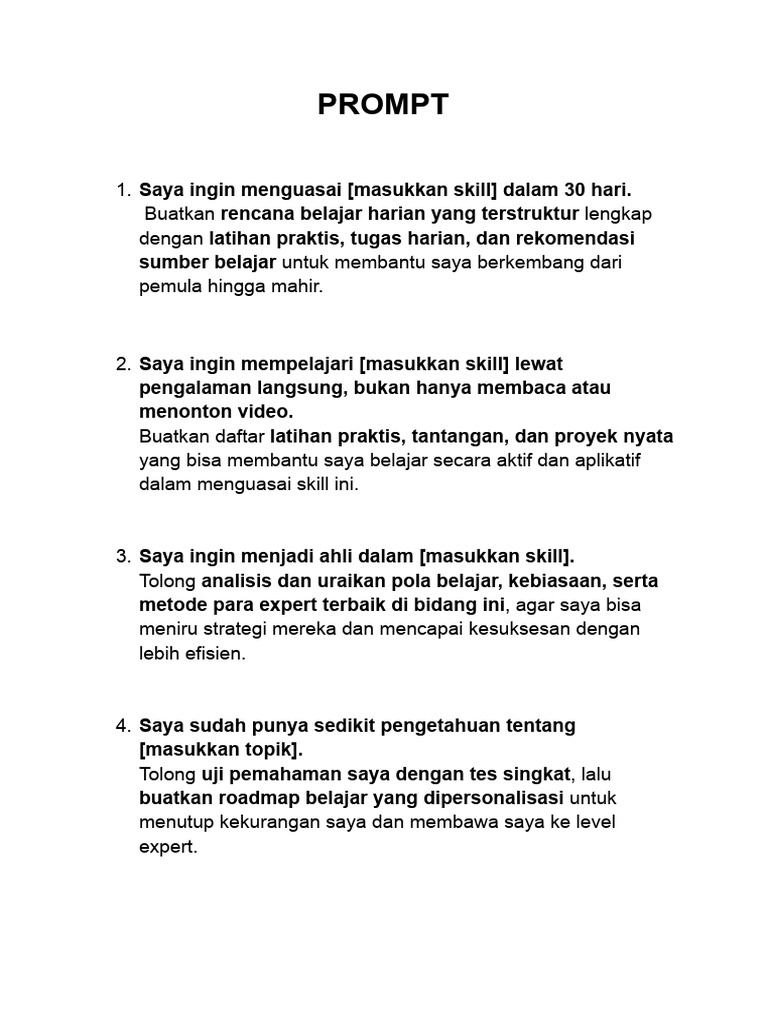 Prompt | PDF