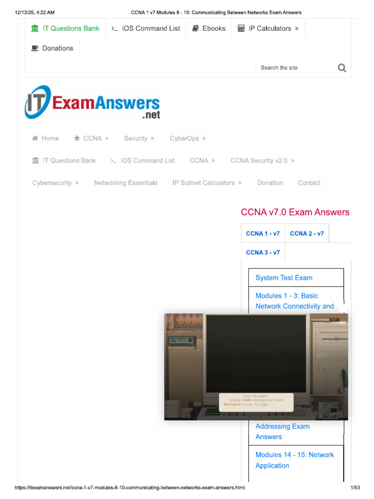 Ccna1 3 | PDF