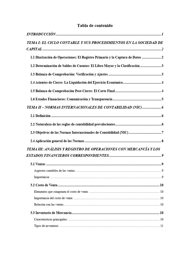 Trabajo Final Contabilidad | PDF | Contabilidad | Estado financiero