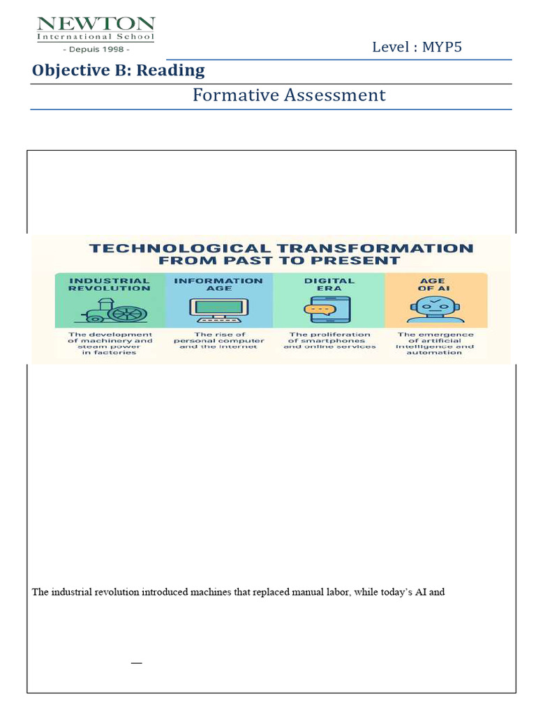 Objective B Formative Assessment-1767791276-Ci | PDF | Artificial ...