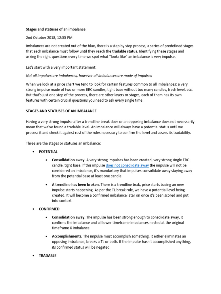 3.0-Stages _ Statuses of an Imbalance | PDF | Economies