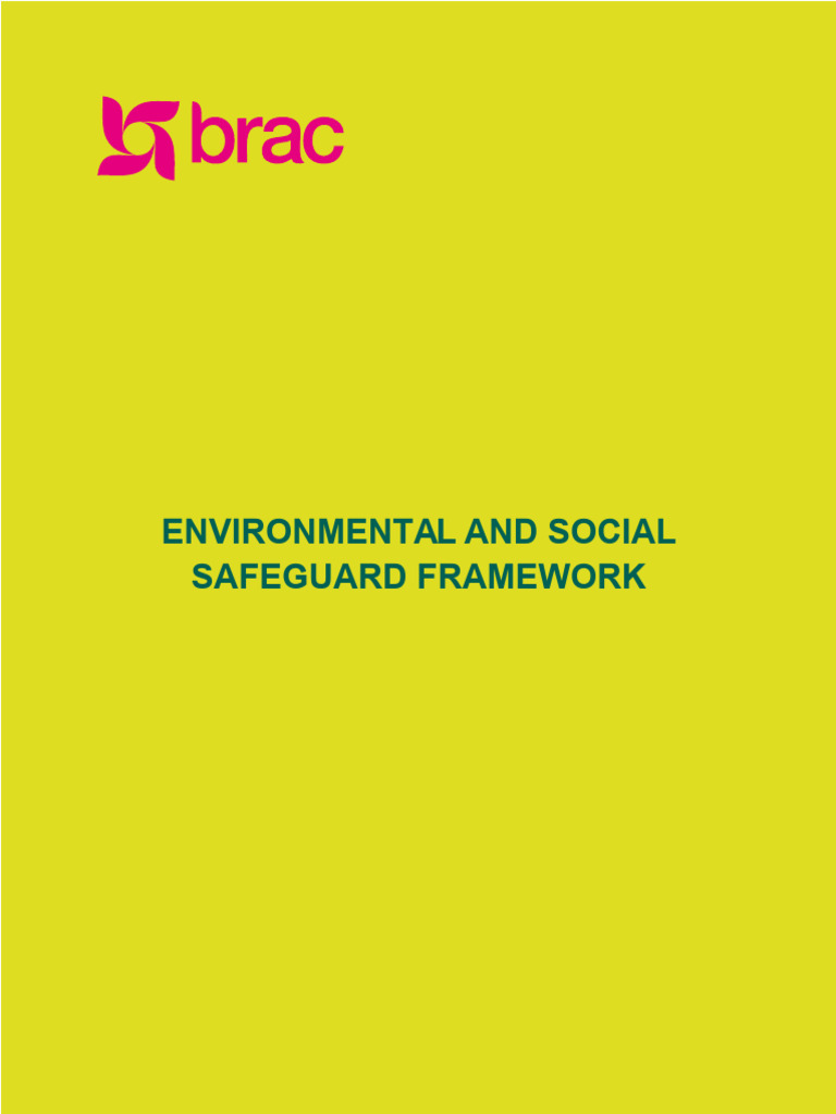 Brac Essf | PDF | Sustainability | Cultural Heritage