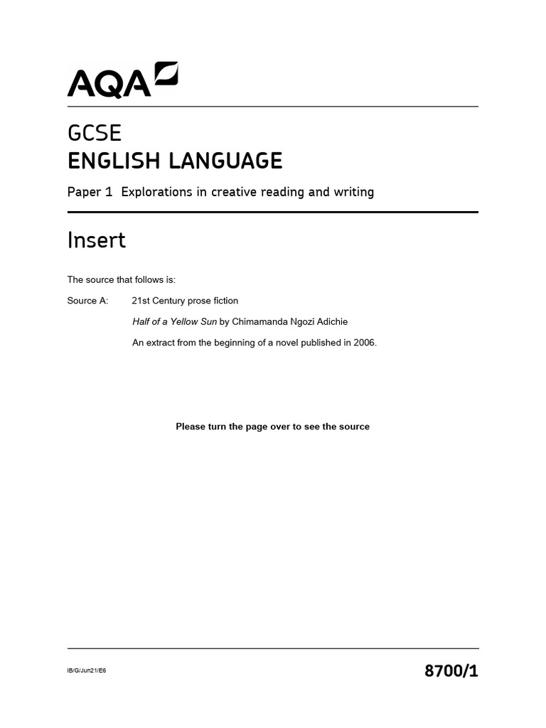 8700_1 Half of a Yellow Sun(June 2021) jalf socurce of | PDF