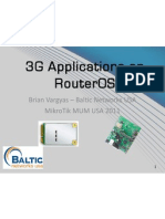 3G Applications On Routeros: Brian Vargyas - Baltic Networks Usa Mikrotik Mum Usa 2011
