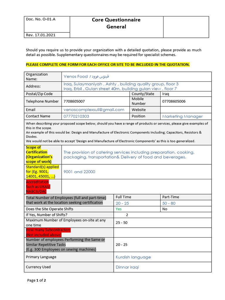 ISO Application FORM 25 (1) - 1 | PDF | Electrical Engineering