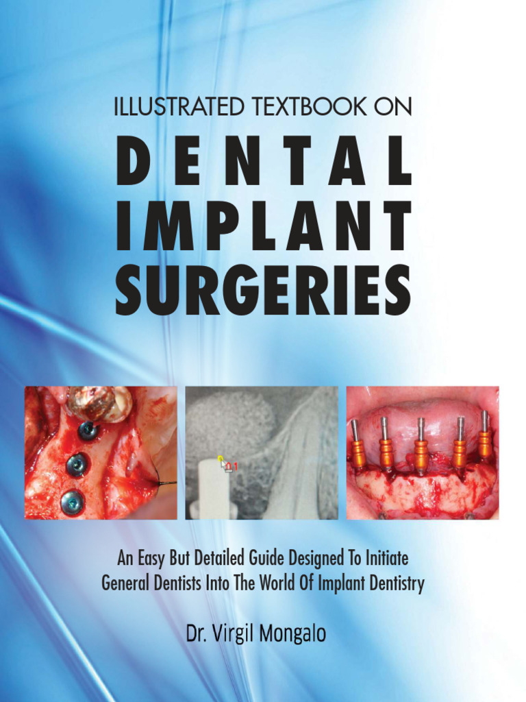 Surgical Implant Manual | PDF | Dental Implant | Dental Anatomy