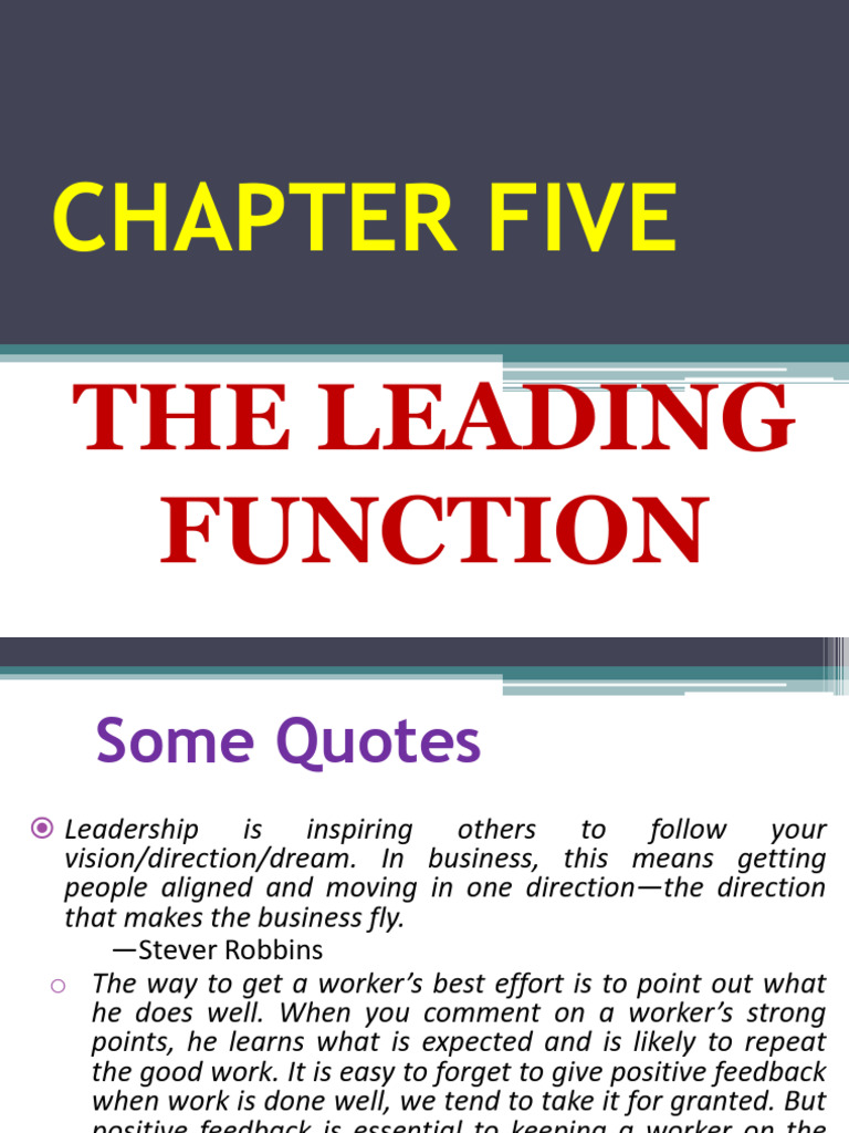 ITM Leading and Controlling Function - 260128 - 122114 | PDF ...