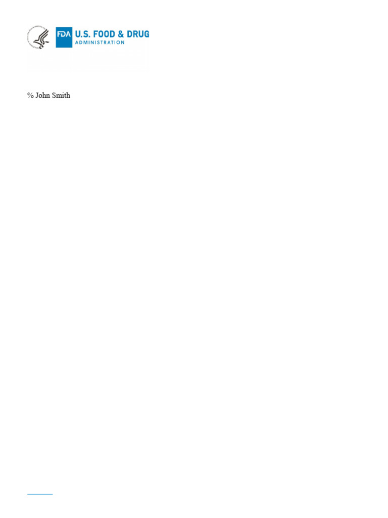 Den 170073 | PDF | Federal Food | Food And Drug Administration