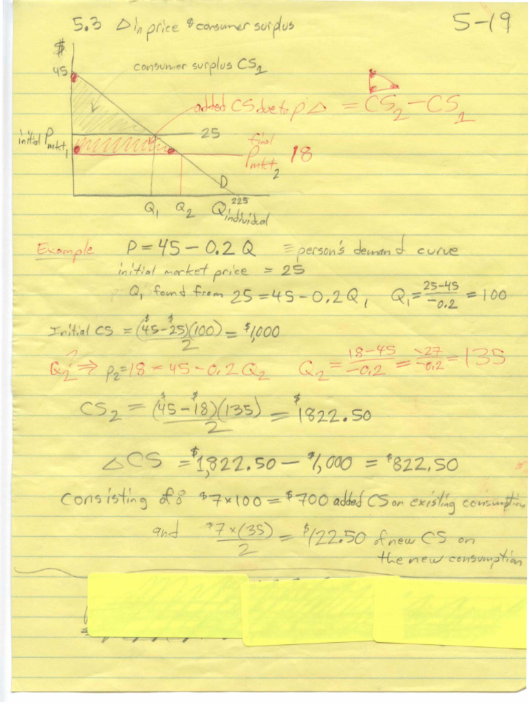 281 Ch 5 Secondary Notes Incl Labour Supply | PDF
