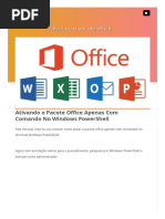 Ativação do Office via PowerShell | PDF