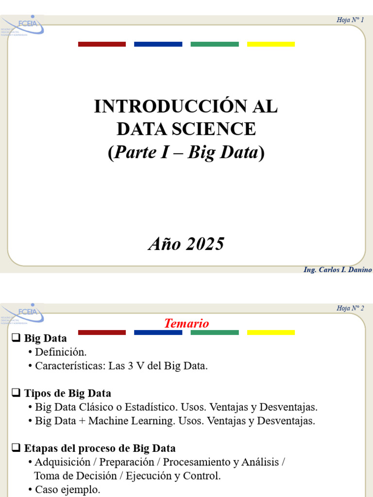 03 - Data Science I - Big Data | PDF | Aprendizaje automático | Big Data