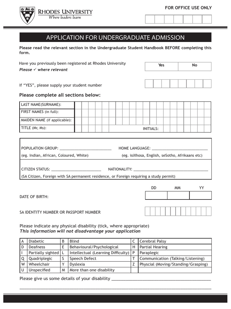 UG Application Form-1 | PDF | Indemnity