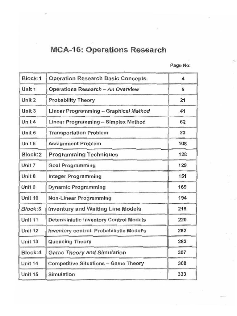 Mca 16 | PDF