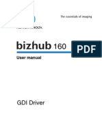 Bizhub 160 - GDI Driver