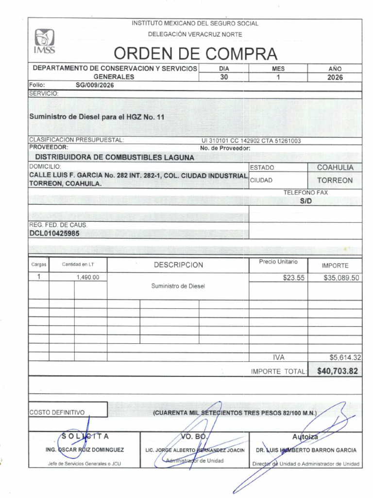 Orden de Compra | PDF