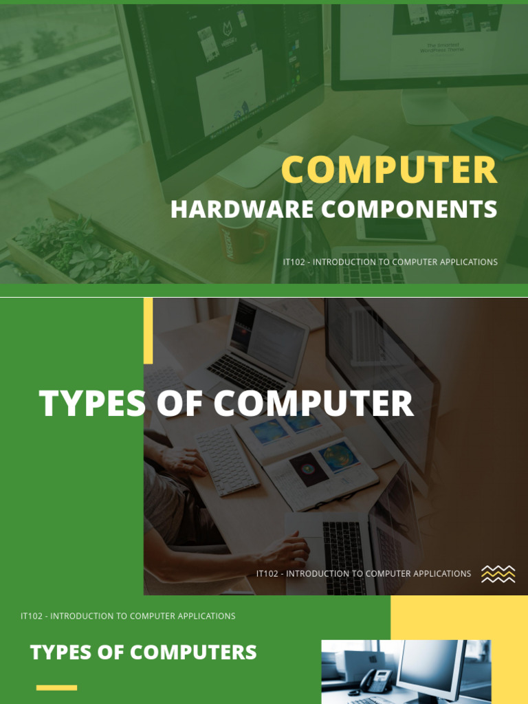 IT 102 - Lesson 1-B Hardware Components With Answer | PDF