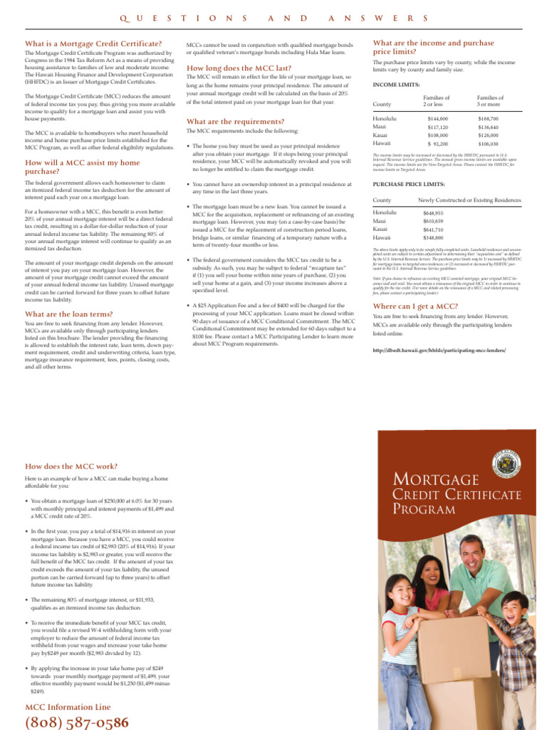 MCC-Program-Brochure-06.01.2019L | PDF | Mortgages | Loans