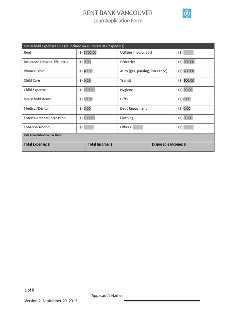 Budget Sheet (1) (1) | PDF