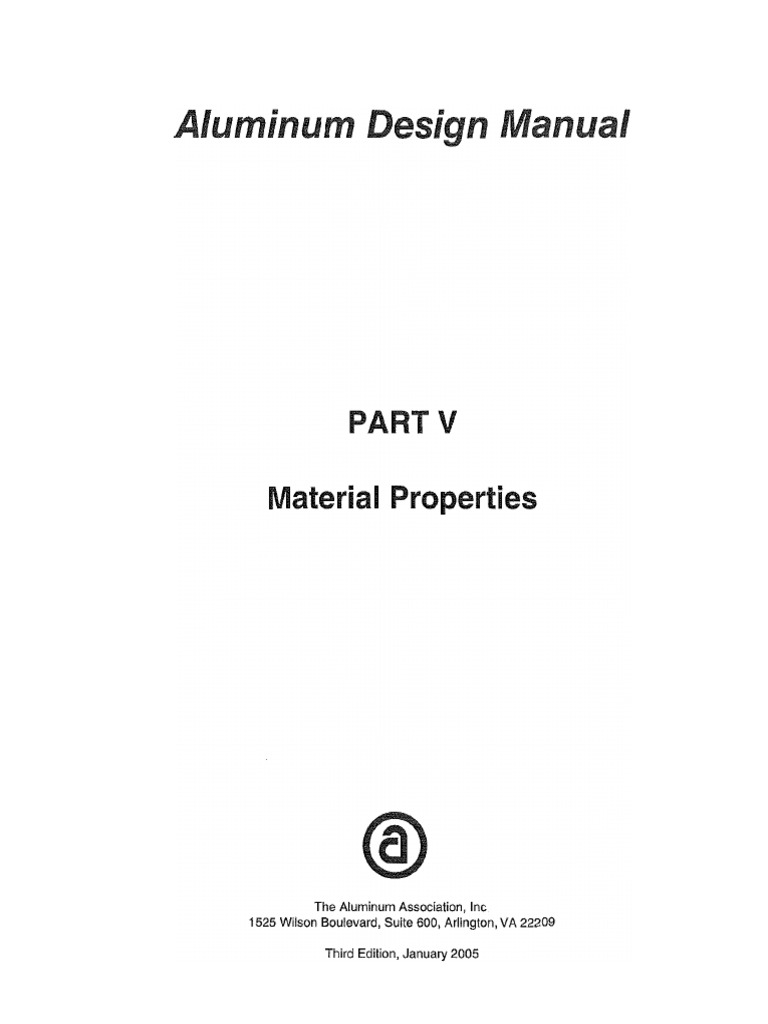 Part V Material Properties | PDF