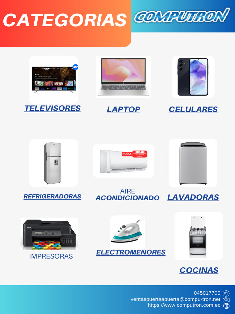 Catálogo Computron 1 11 | PDF | Ordenador portátil | Equipo de oficina