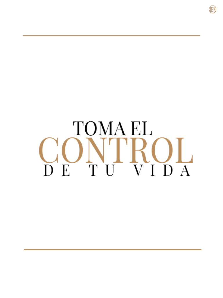 Toma El Control de Tu Vida | PDF | Mente | Pensamiento