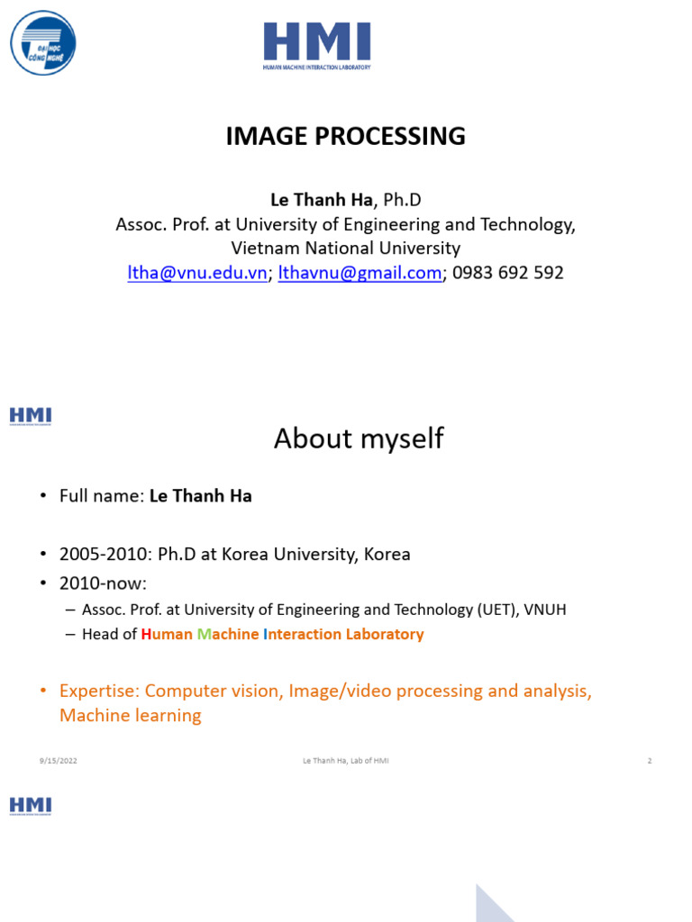 0. Digital Image Processing - Lecture Introduction | PDF | Applied ...