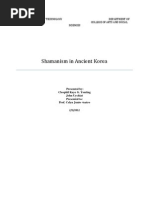 Shamanism in Ancient Korea | PDF | Shamanism | Anthropology Of ...