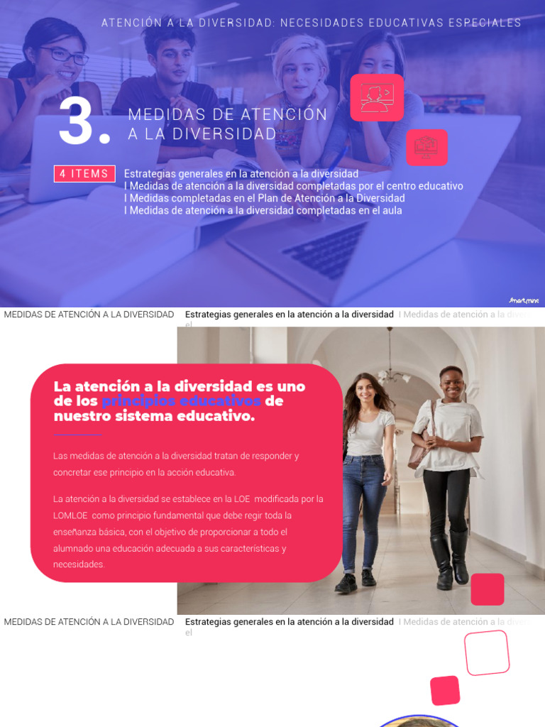 Medidas de Atención A La Diversidad | PDF | Plan de estudios | Evaluación