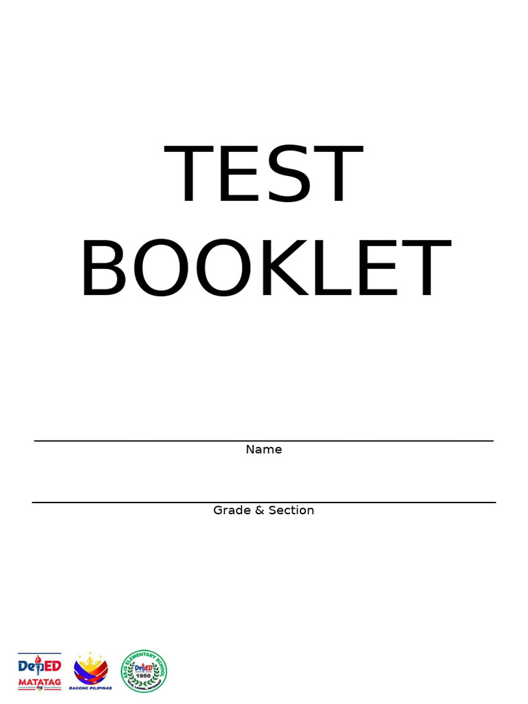 Test Booklet | PDF
