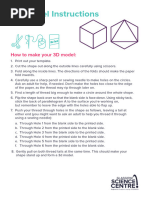 3D Paper Model Templates Guide | PDF | Home & Garden