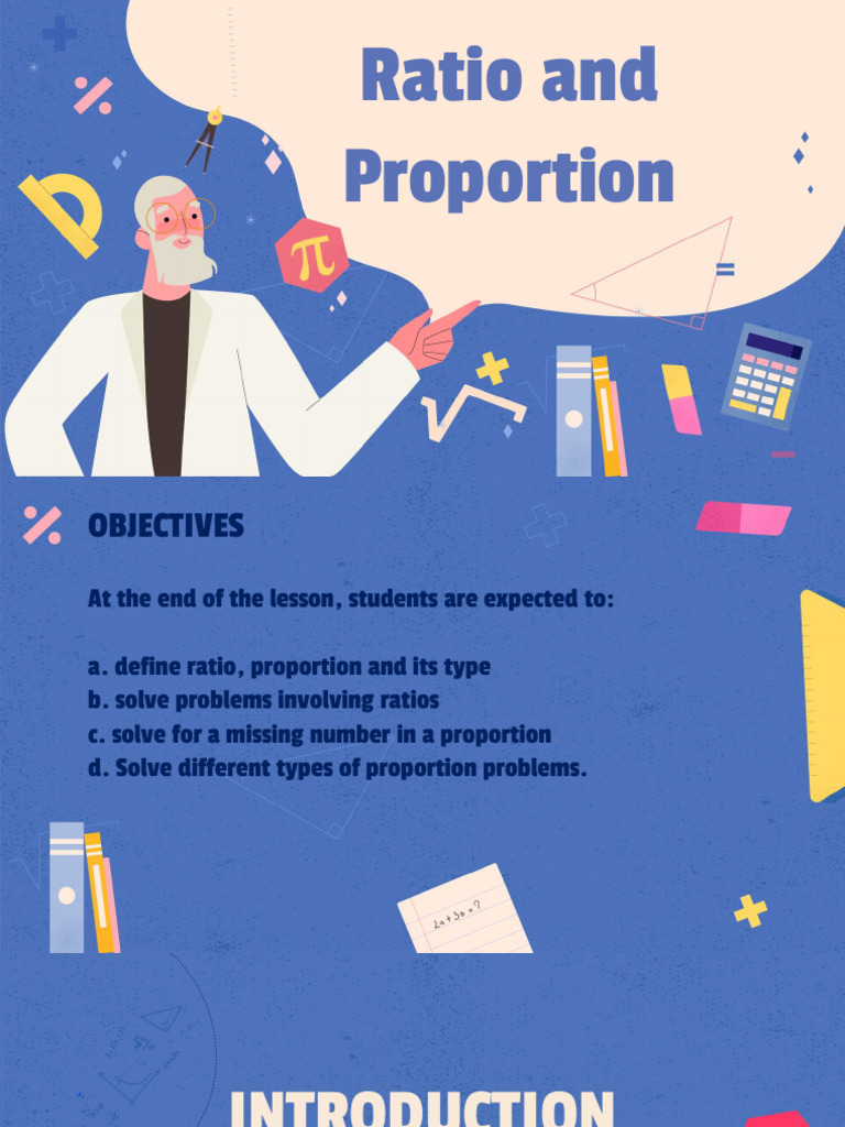 Lesson 1 and 2, Ratio and Proportion and Its Types | PDF | Ratio ...