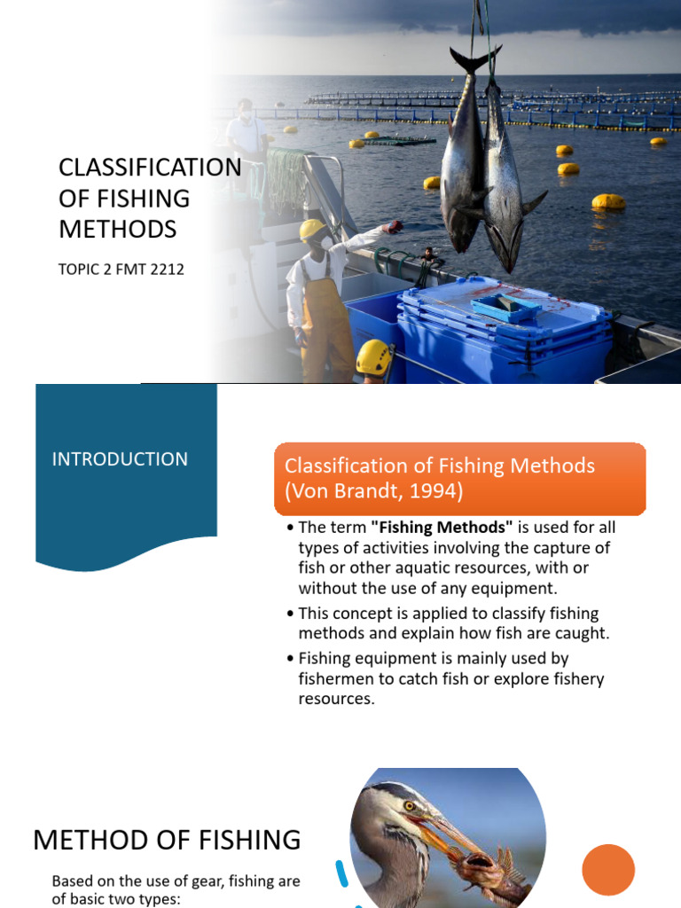 Lecture 2 Classification of Fishing Methods - Part I | PDF | Fish And ...