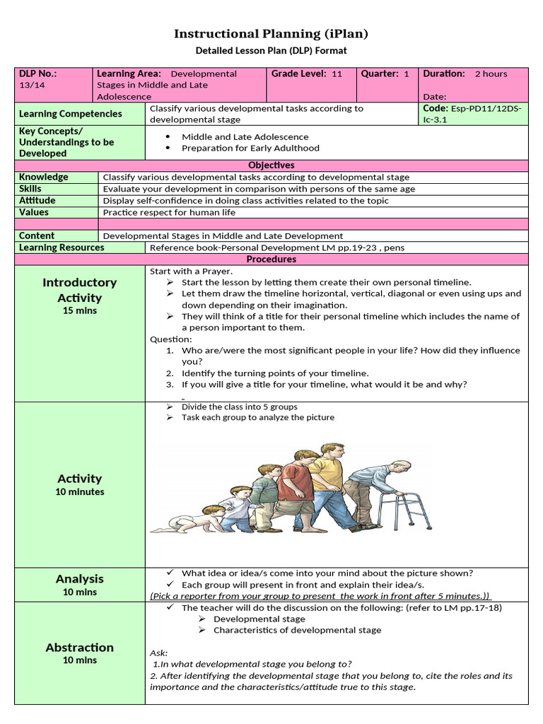 Perdev Lesson Plan 2nd Quarter | PDF | Lesson Plan | Learning