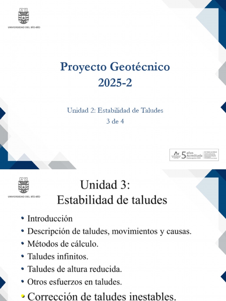 Corrección de Taludes Inestables | PDF