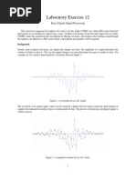 Laboratory Exercise 12: Basic Digital Signal Processing