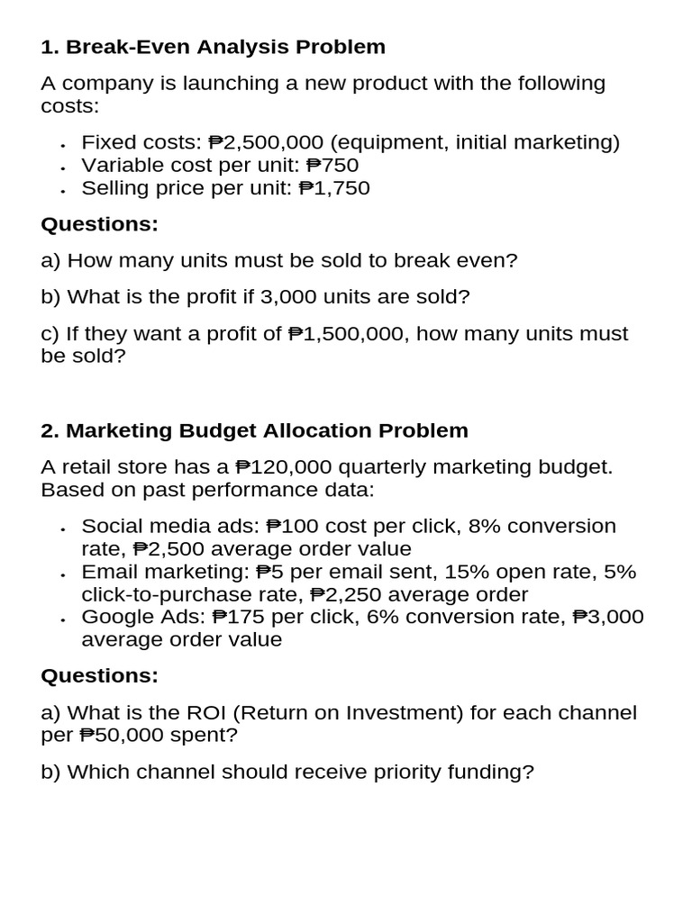 Marketing Problem Solving | PDF