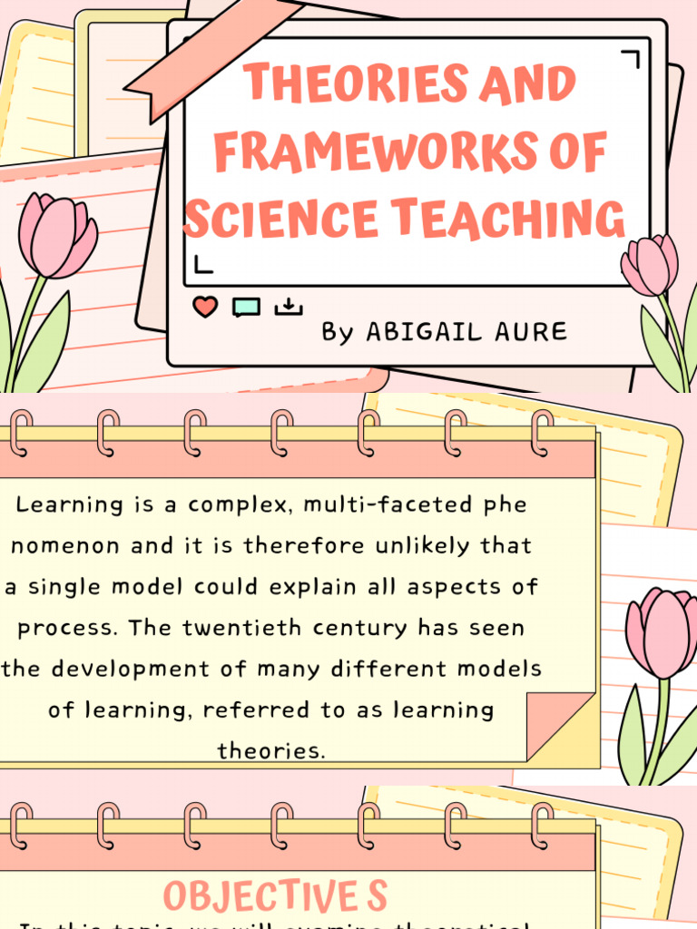 Report - Theories and Frameworks Science Teaching - Aure | PDF