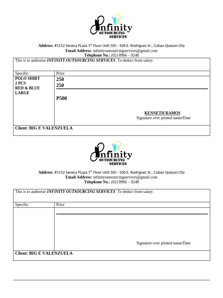 Atd Form | PDF