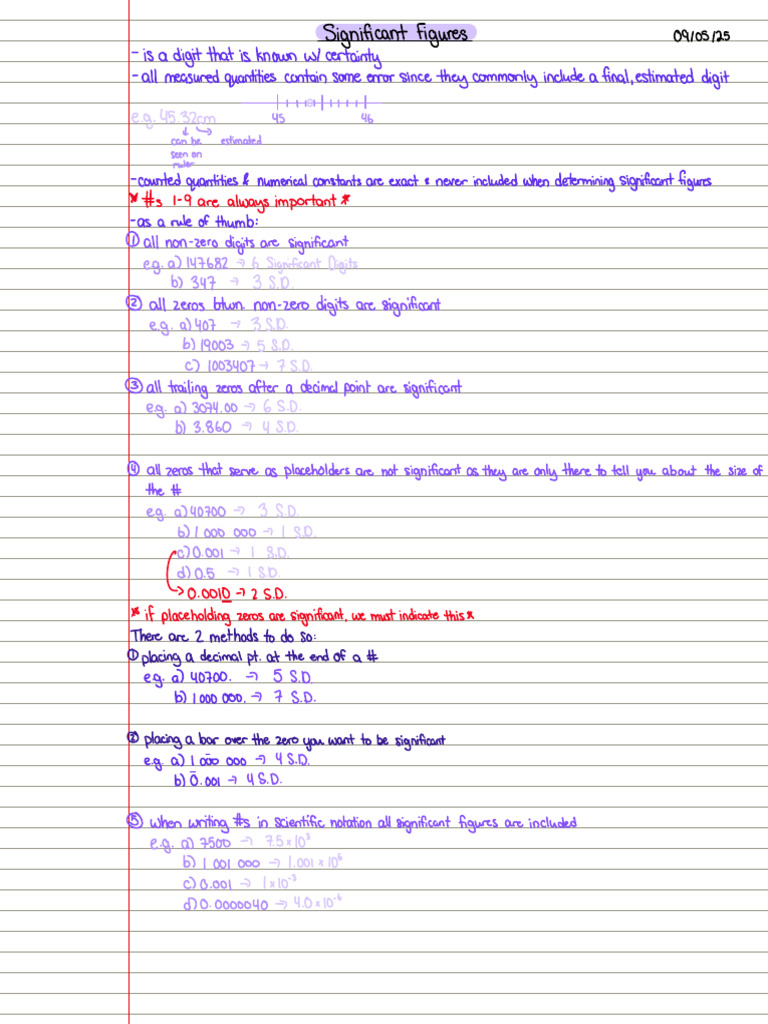 Significant Figures | PDF