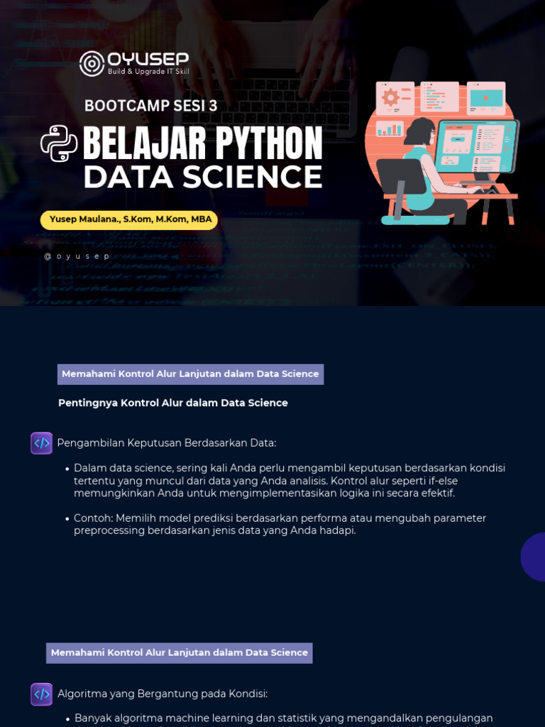 Sesi 3 - Belajar Python Data Science | PDF