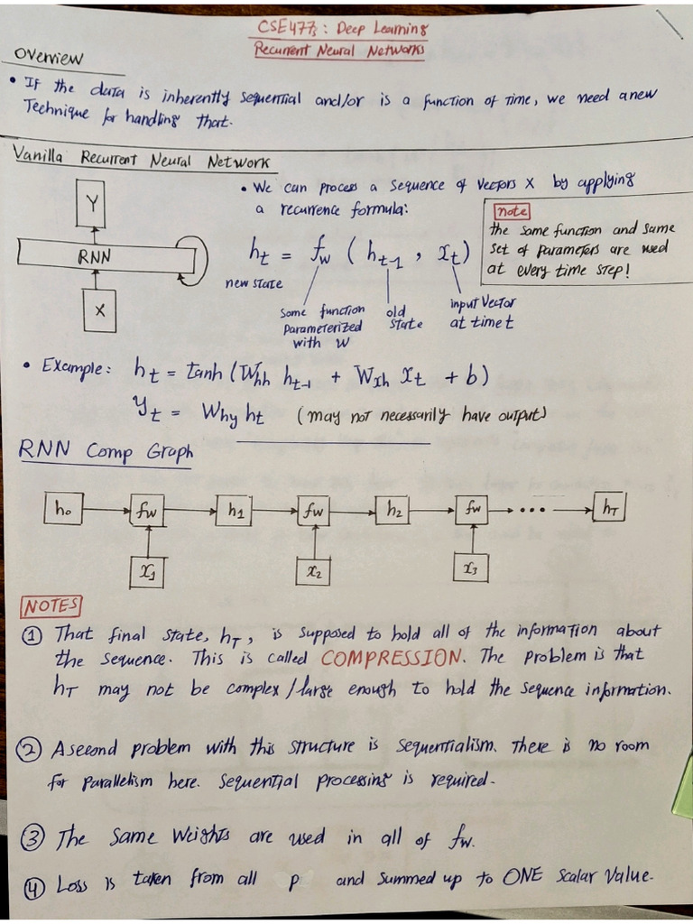 9 - Recurrent Neural Networks | PDF
