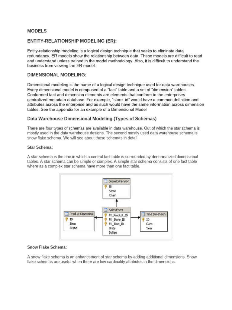 Dimensional Models | PDF